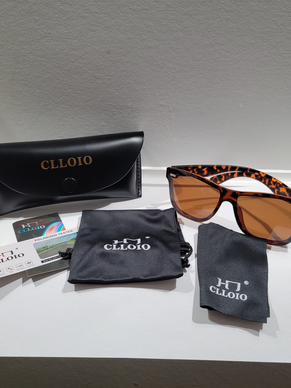 CLLOIO Brown Polarized Sunglasses
